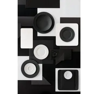 Serveerschaal Manufacture Rock - 28 x 17 cm fra Villeroy & Boch i Sort – produktbillede 2 af 4