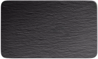 Serveerschaal Manufacture Rock - 28 x 17 cm fra Villeroy & Boch i Sort – produktbillede 1 af 4