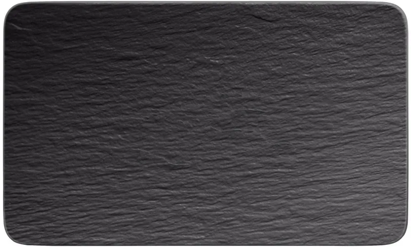 Serveerschaal Manufacture Rock - 28 x 17 cm fra Villeroy & Boch i Sort – produktbillede 1 af 4