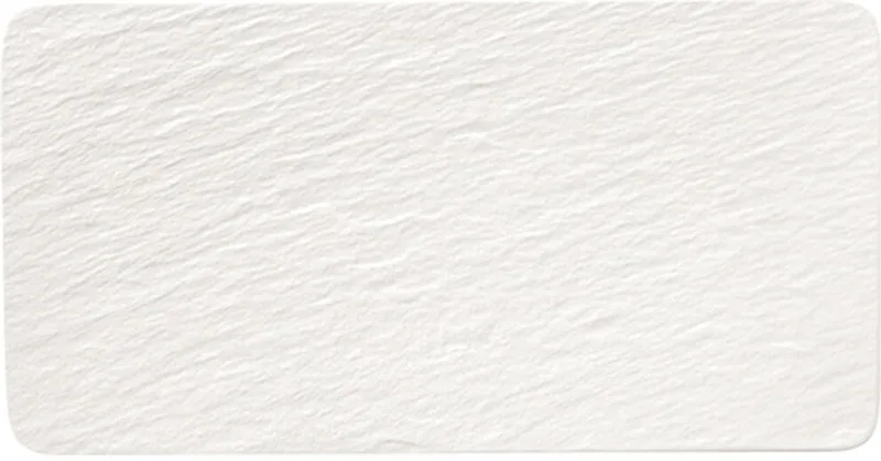 Serveerschaal Manufacture Rock - 35 x 18 cm de Villeroy & Boch en Blanc – photo produit