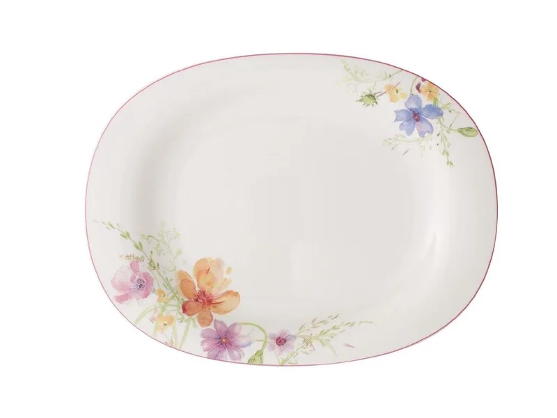 Serveerschaal Mariefleur Basic - 34 x 24 cm by Villeroy & Boch in White – product photo