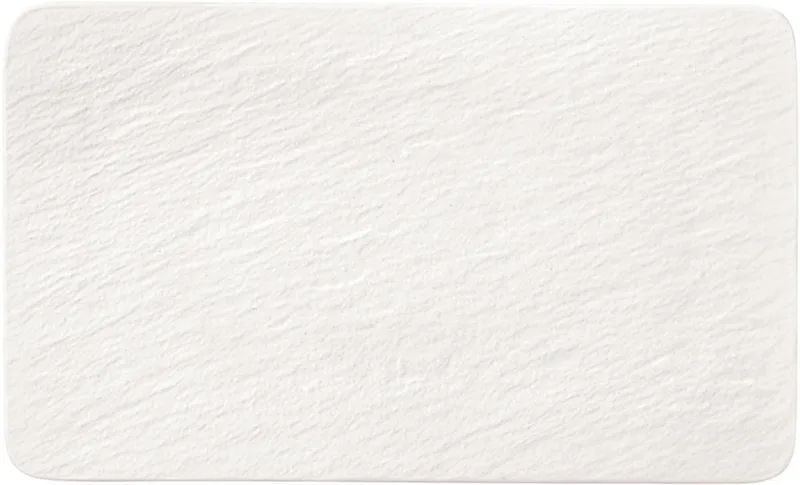 Serveerschaal / Opdienschotel Manufacture Rock – 28 x 17 cm – Stijlvol en Duurzaam – Perfect voor het Serveren van Gerechten, Salades en Meer by Villeroy & Boch in White – product photo 1 of 4