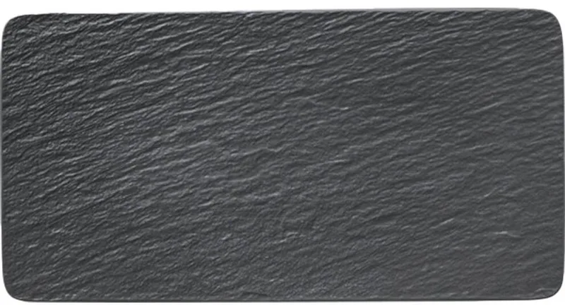 Serveerschaal / Opdienschotel Manufacture Rock – 35 x 18 cm – Stijlvol en Duurzaam – Perfect voor het Serveren van Gerechten, Salades en Meer by Villeroy & Boch in Black – product photo
