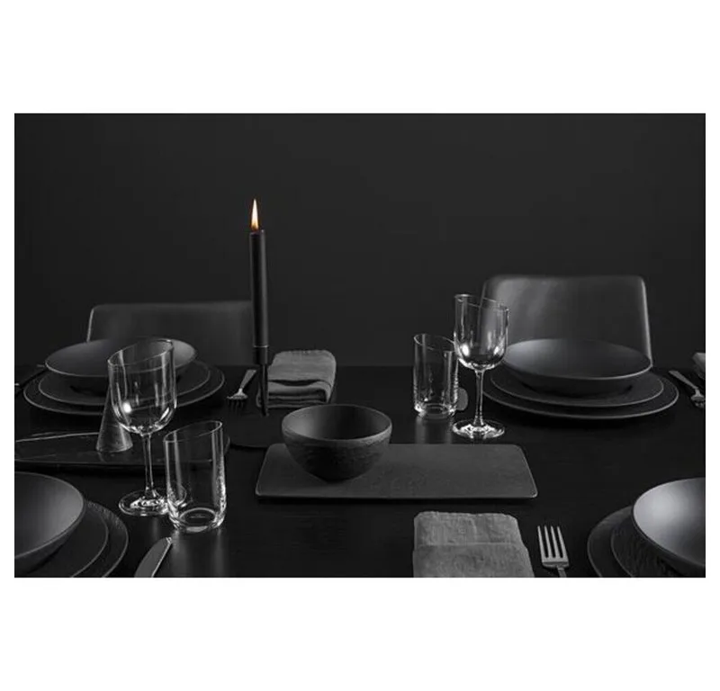 Serveerschaal / Opdienschotel Manufacture Rock – 35 x 18 cm – Stijlvol en Duurzaam – Perfect voor het Serveren van Gerechten, Salades en Meer från Villeroy & Boch i Svart – produktbild 2 av 2