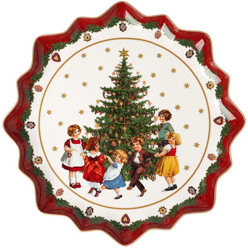 Serveerschaal Toy's Fantasy - ø 39 cm by Villeroy & Boch in Red – product photo