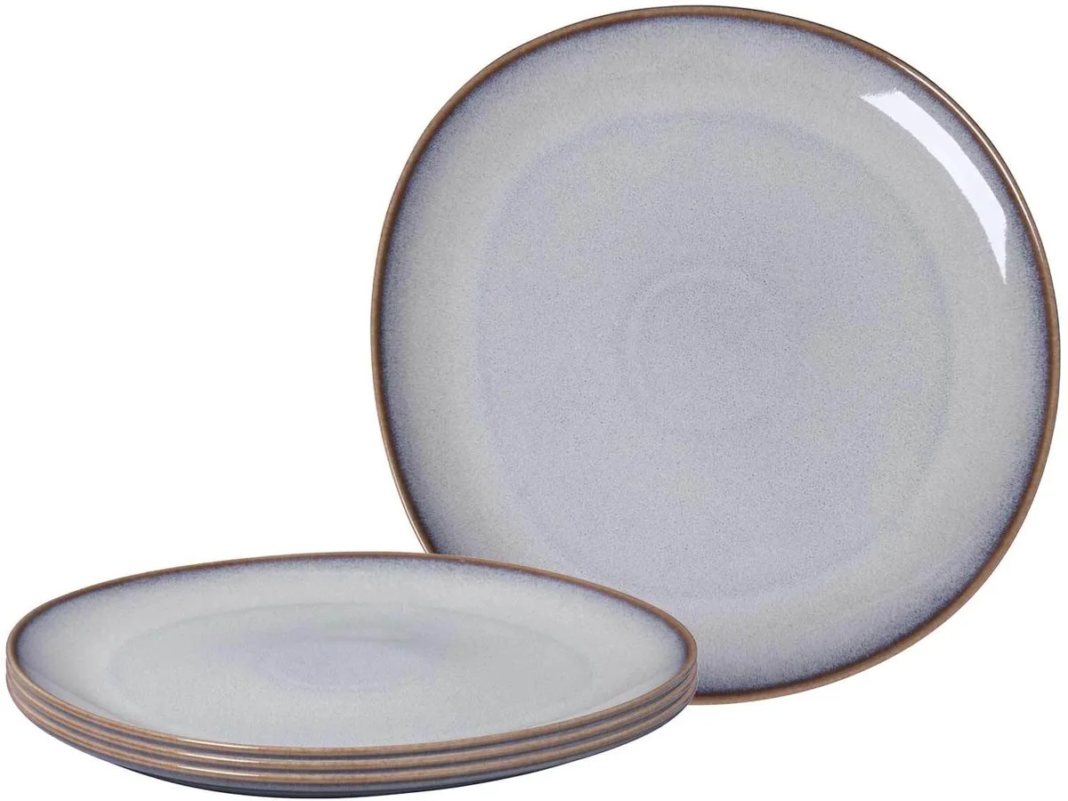 Servierplatten Lave ø 32 cm Set van 4 by Villeroy & Boch in Beige – product photo