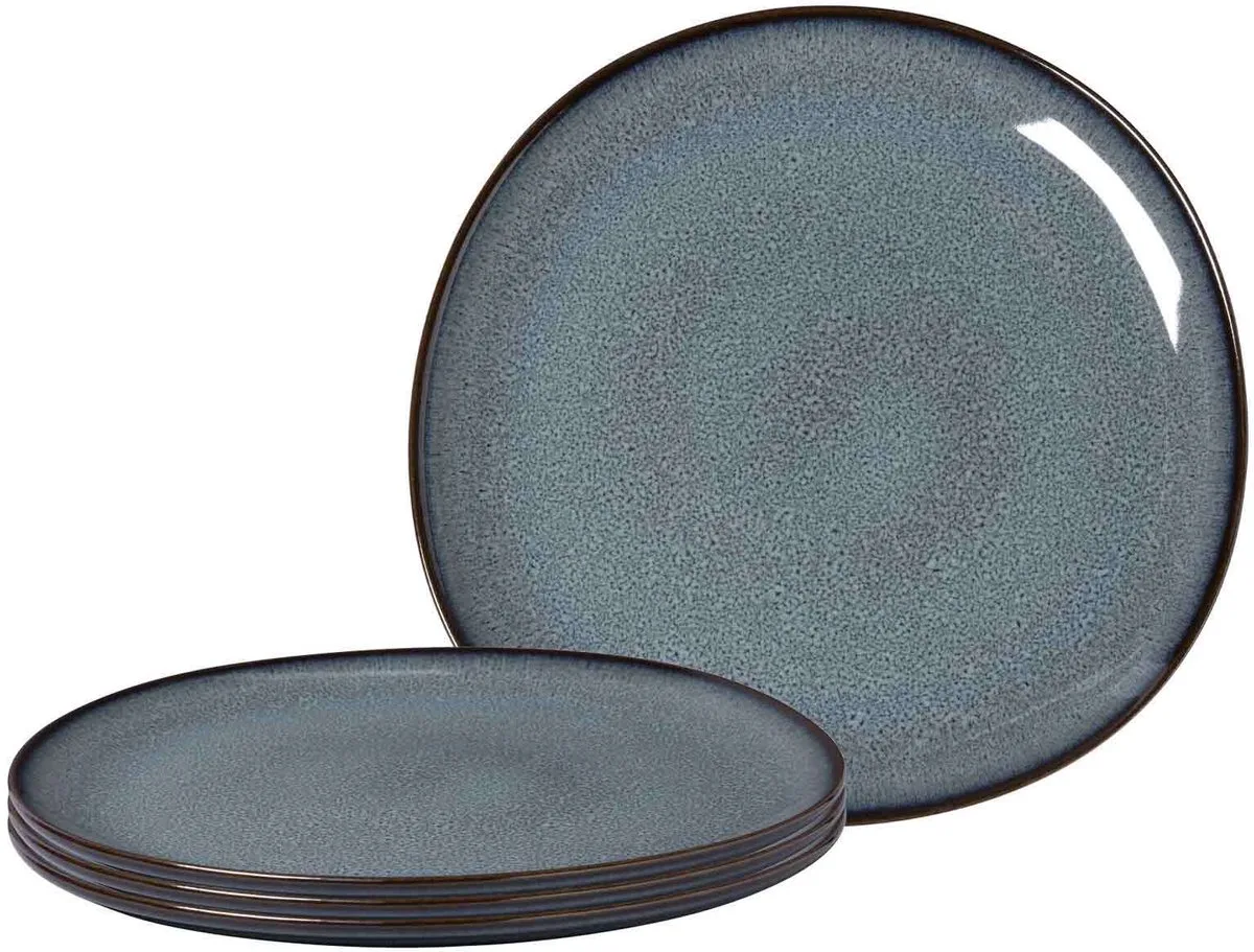 Servierplatten Lave ø 32 cm Set van 4 by Villeroy & Boch in Grey – product photo