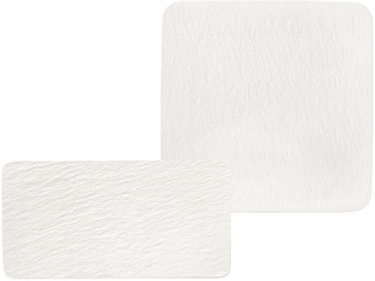 Servierplatten Manufacture Rock Set van 2 van Villeroy & Boch in Wit-gekleurd – productfoto