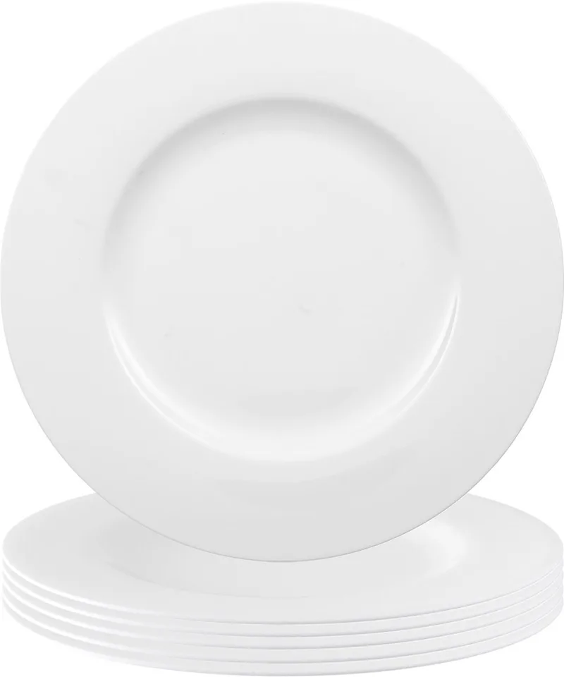 Speiseteller Anmut ø 27,7 cm Set van 6 by Villeroy & Boch in Wit-gekleurd – product photo