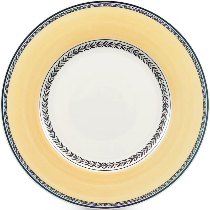 Speiseteller Audun Fleur ø 27,1 cm by Villeroy & Boch in Wit-grijs-geel – product photo
