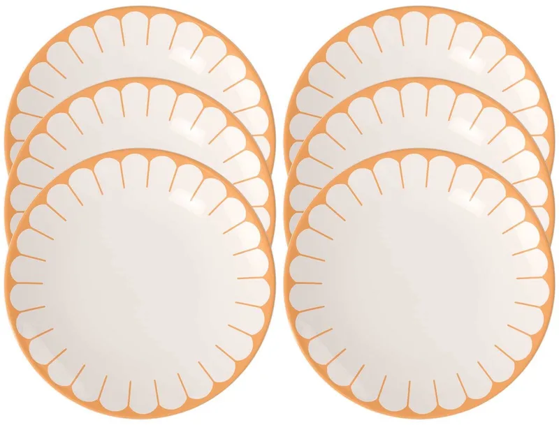 Speiseteller Fleur Couleur ø 26,6 cm Set van 6 by Villeroy & Boch in Yellow – product photo
