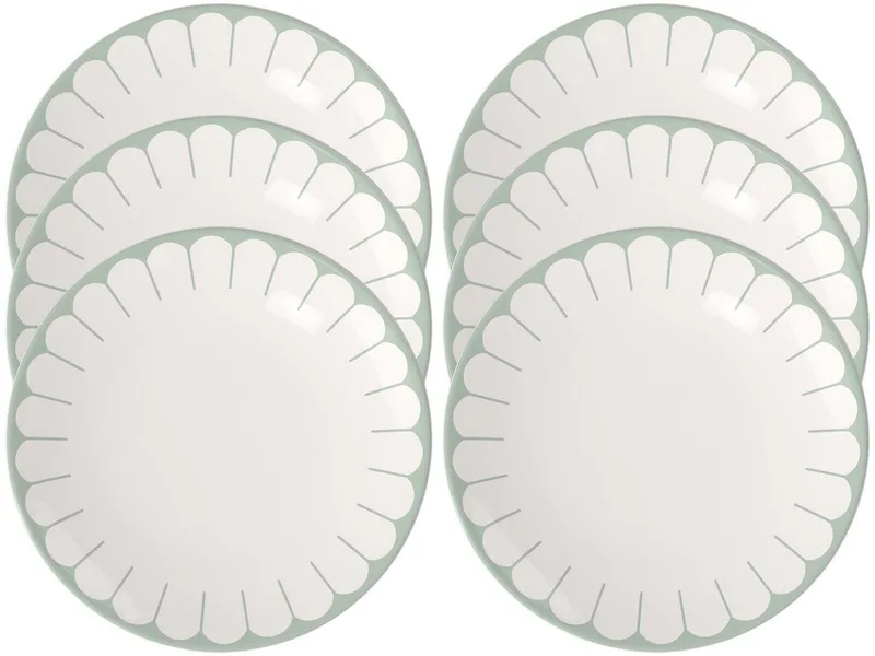 Speiseteller Fleur Couleur ø 26,6 cm Set van 6 by Villeroy & Boch in Green – product photo