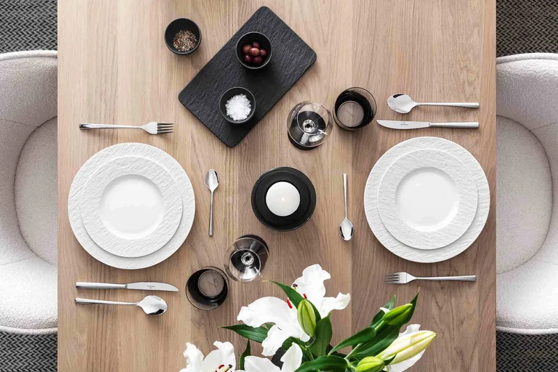 Speiseteller Manufacture Ice ø 27,1 cm by Villeroy & Boch in Wit-gekleurd – product photo