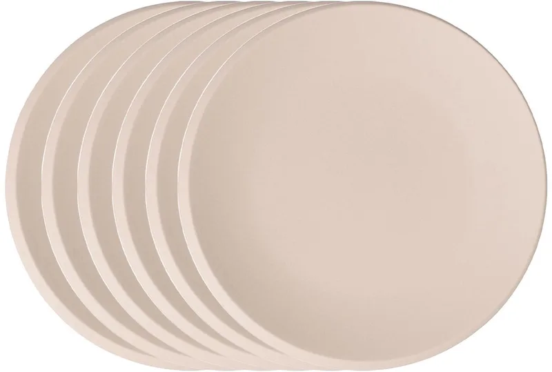 Speiseteller NewMoon ø 27 cm Set van 6 by Villeroy & Boch in Beige – product photo