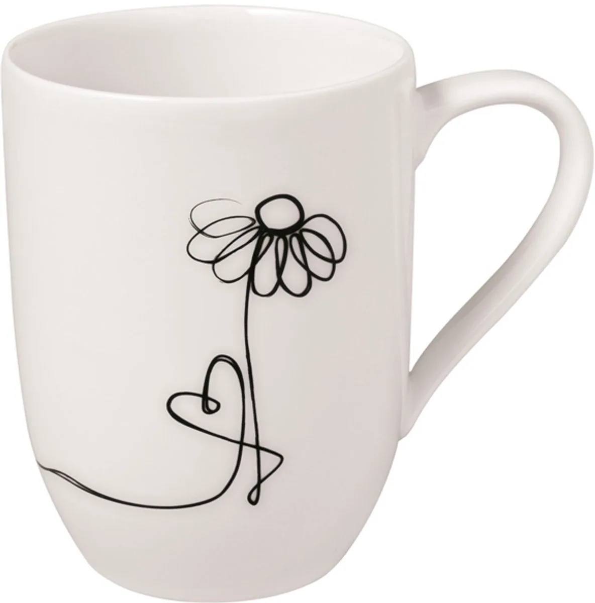 Statement Lines Becher 'Family' Statement Lines Becher 290 ml de Villeroy & Boch en Wit-gekleurd – photo produit