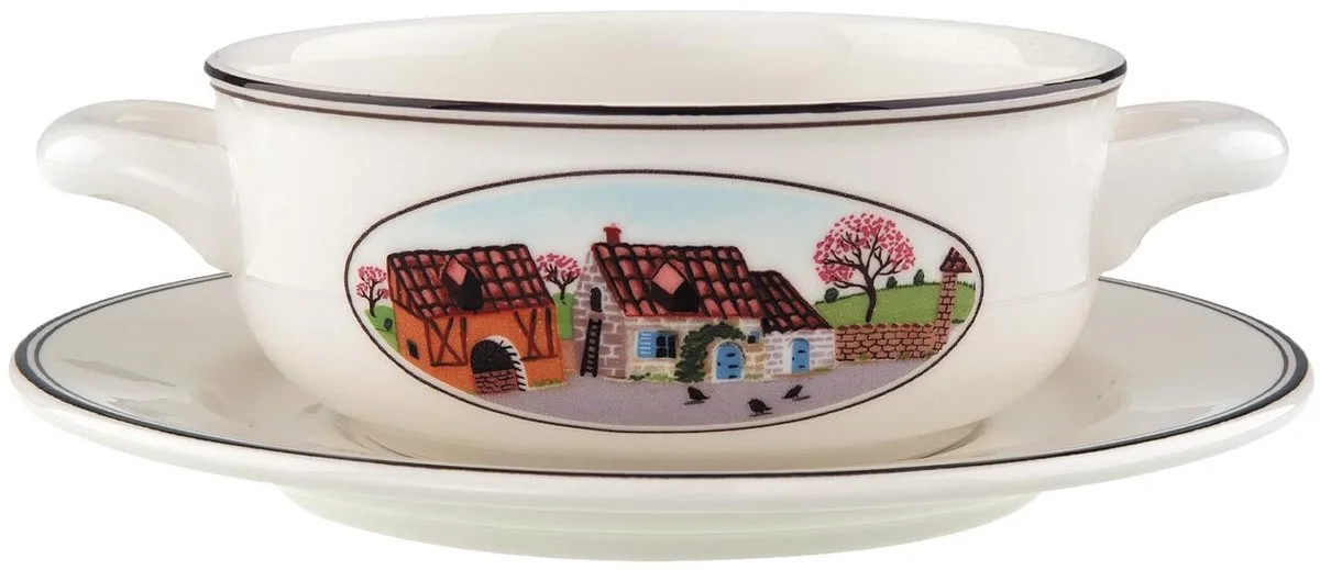 Suppentasse mit Untertasse Design Naif 450 ml von Villeroy & Boch in Gekleurd – Produktfoto