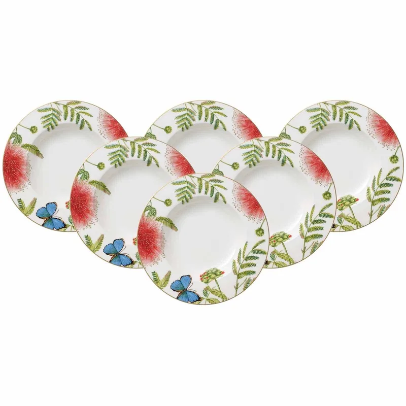 Suppenteller Amazonia Anmut ø 24,6 cm Set van 6 by Villeroy & Boch in Gekleurd – product photo
