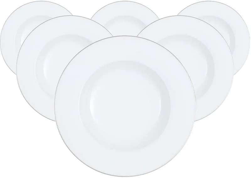 Suppenteller Anmut Platinum No.1 ø 24,8 cm by Villeroy & Boch in Wit-gekleurd – product photo
