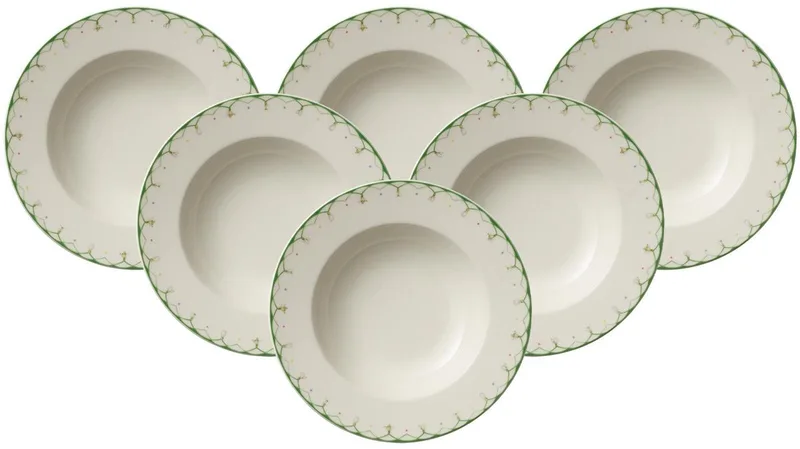 Suppenteller Colourful Spring ø 24,7 cm Set van 6 by Villeroy & Boch in Gekleurd – product photo