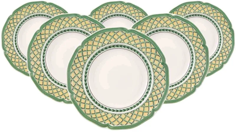 Suppenteller French Garden Orange ø 22,8 cm Set van 6 von Villeroy & Boch in Gekleurd – Produktfoto