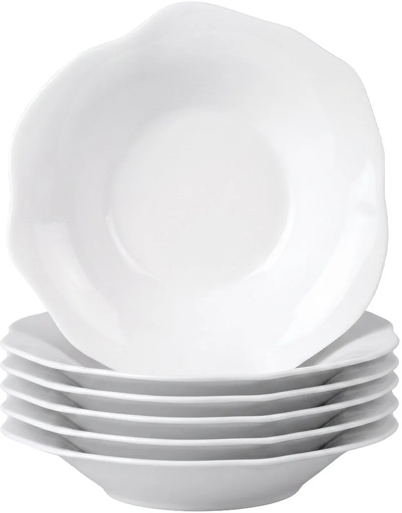 Suppenteller Pura ø 25,4 cm Set van 6 by Villeroy & Boch in Wit-gekleurd – product photo