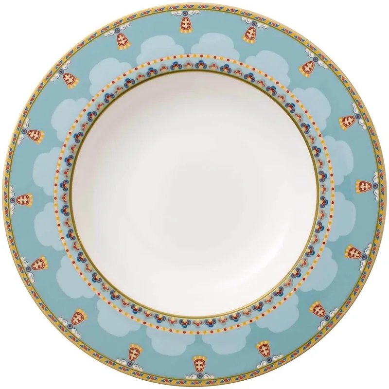 Suppenteller Samarkand Aquamarin ø 24,8 cm by Villeroy & Boch in Gekleurd – product photo