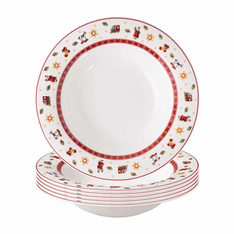 Suppenteller Toy's Delight ø 23 cm Set van 6 de Villeroy & Boch en Wit-gekleurd – photo produit