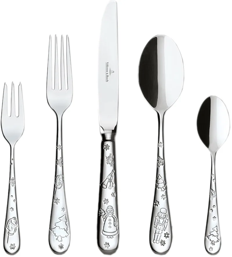 Tafelbesteck für 6 Personen Toy's Delight 180-tlg. by Villeroy & Boch in Silver – product photo