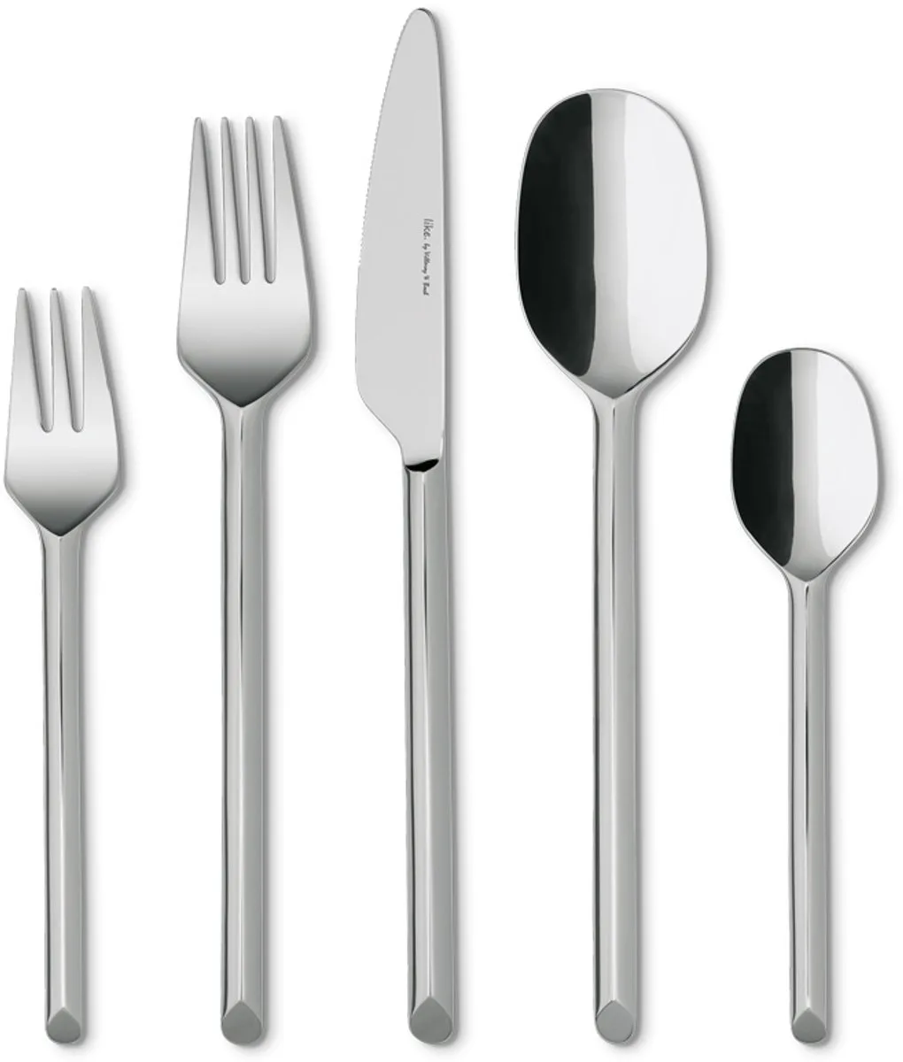 Tafelbesteck Like Cutlery Set van 20 fra Villeroy & Boch i Sølv – produktbillede