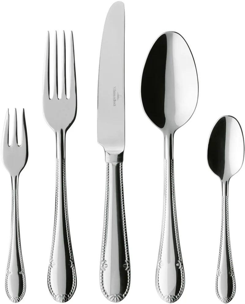 Tafelbesteck Mademoiselle 180-tlg. de Villeroy & Boch en Argent – photo produit
