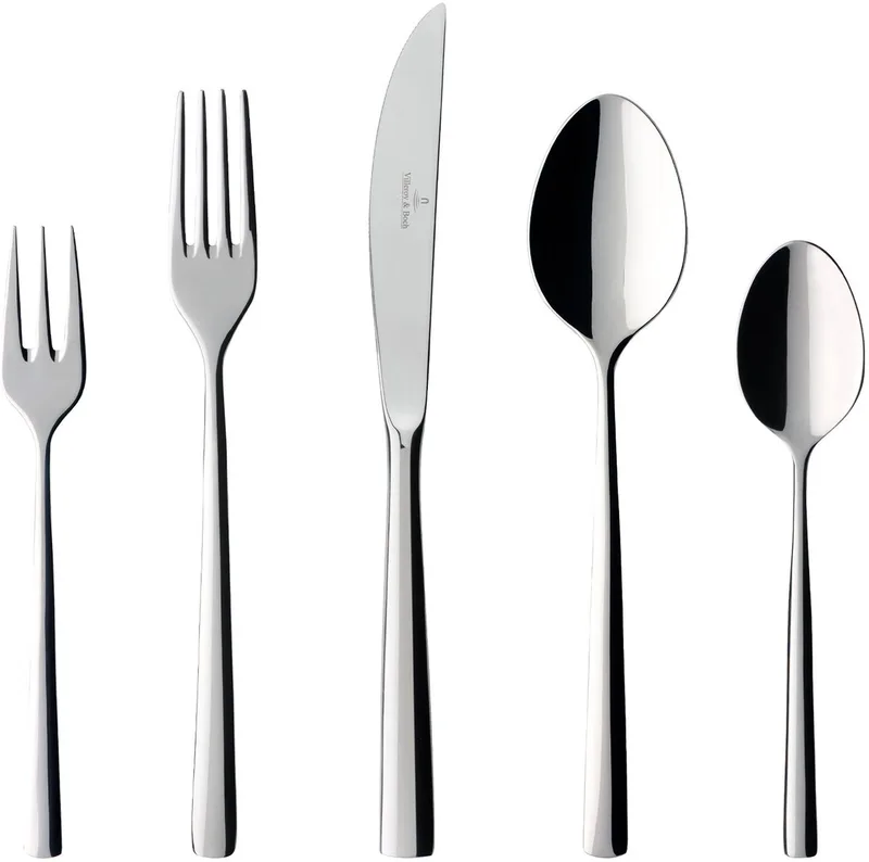 Tafelbesteck Piemont 180-tlg. de Villeroy & Boch en Argent – photo produit