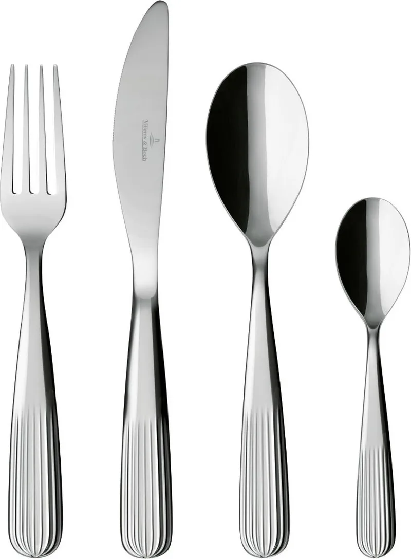 Tafelbesteck Rose Garden Set van 24 by Villeroy & Boch in Silver – product photo