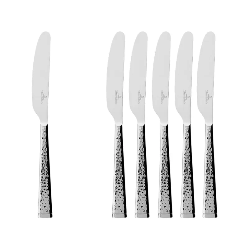 Tafelmesser Blacksmith 231 mm Set van 6 by Villeroy & Boch in Silver – product photo