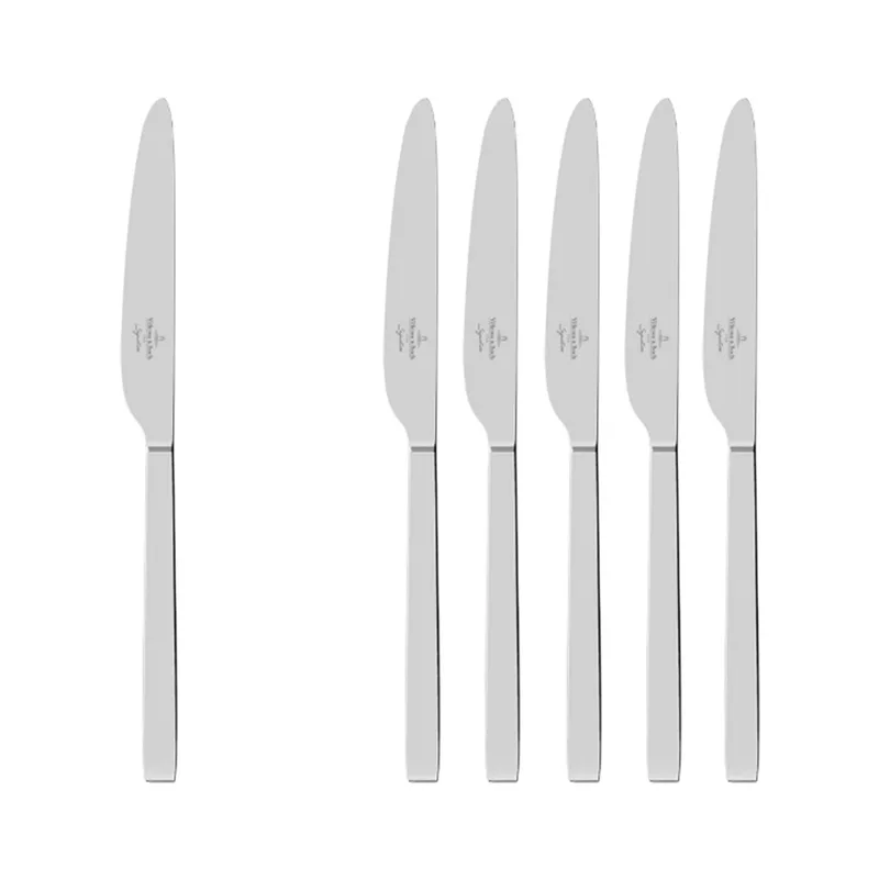 Tafelmesser La Classica 240 mm Set van 6 by Villeroy & Boch in Silver – product photo