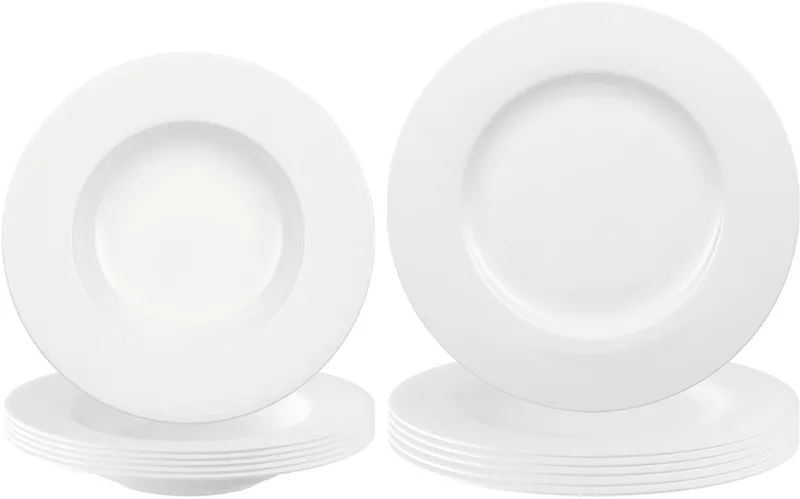 Tafelservice Anmut Set van 12 by Villeroy & Boch in Wit-gekleurd – product photo