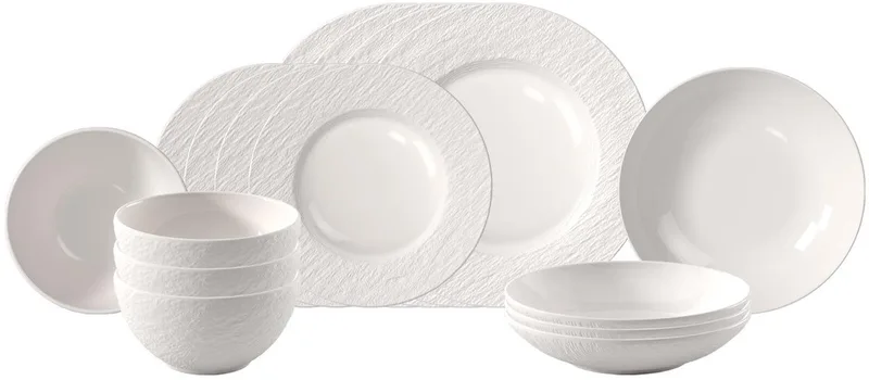 Tafelservice Manufacture Ice Set van 16 by Villeroy & Boch in Wit-gekleurd – product photo