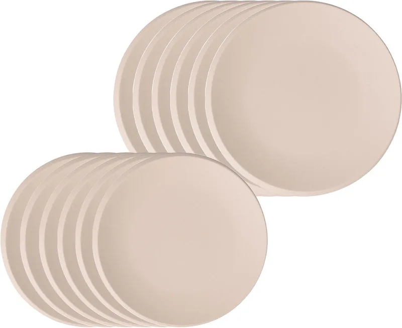 Tafelservice NewMoon Set van 12 by Villeroy & Boch in Beige – product photo