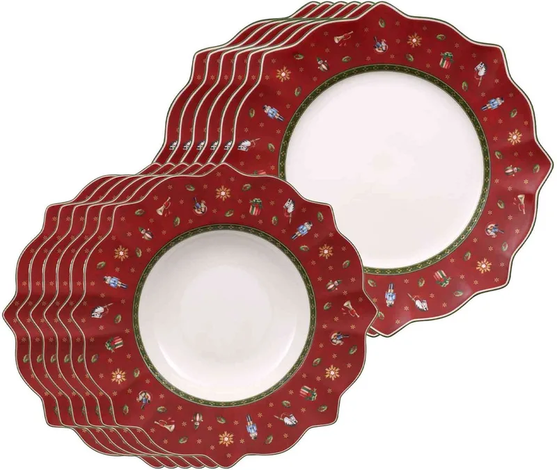 Tafelservice Toy's Delight Set van 12 by Villeroy & Boch in Red – product photo