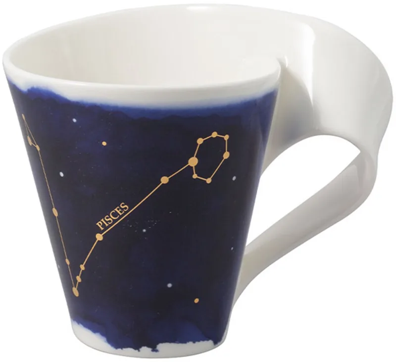 Tasse Fische NewWave Stars 300 ml by Villeroy & Boch in Wit-blauw – product photo