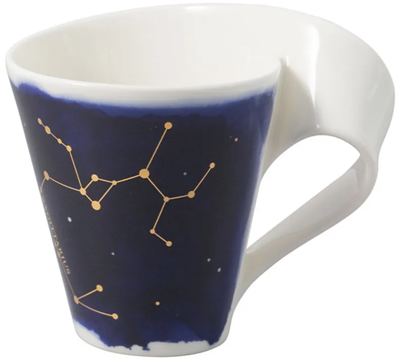 Tasse Schütze NewWave Stars 300 ml von Villeroy & Boch in Wit-blauw – Produktfoto
