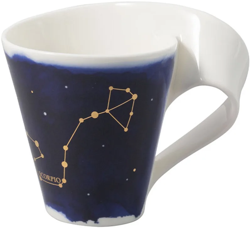Tasse Skorpion NewWave Stars 300 ml von Villeroy & Boch in Wit-blauw – Produktfoto