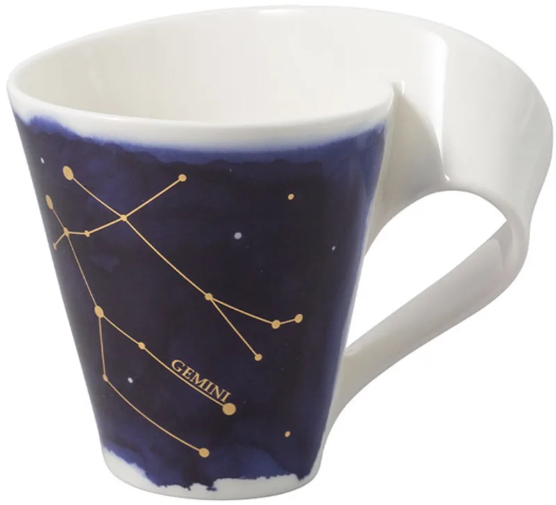 Tasse Zwilling NewWave Stars 300 ml by Villeroy & Boch in Wit-blauw – product photo