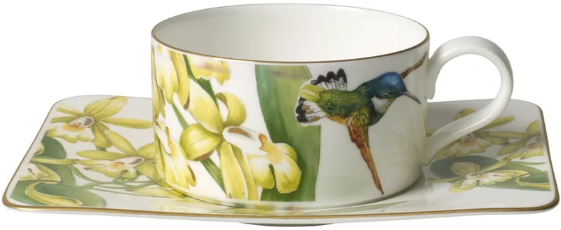 Teetasse mit Untertasse Amazonia 230 ml by Villeroy & Boch in Gekleurd – product photo