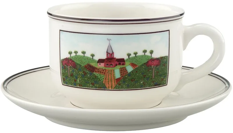 Teetasse mit Untertasse Design Naif 250 ml von Villeroy & Boch in Gekleurd – Produktfoto