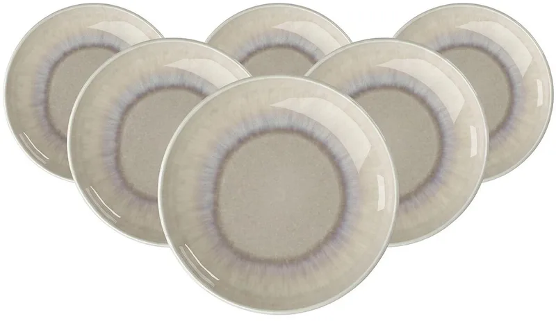 Teller Perlemor Sand ø 16 cm Set van 6 från Villeroy & Boch i Beige – produktbild