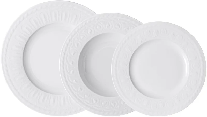 Teller-Set Cellini Set van 12 von Villeroy & Boch in Wit-gekleurd – Produktfoto
