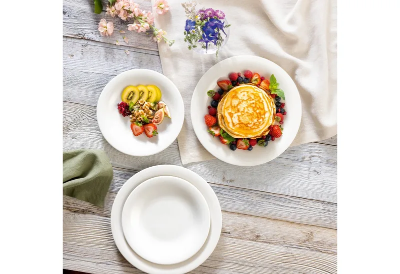Teller-Set Essential Set van 12 von Villeroy & Boch in Wit-gekleurd – Produktfoto 3 von 4