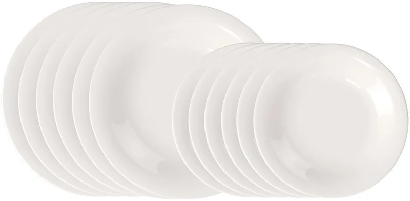 Teller-Set Essential Set van 12 von Villeroy & Boch in Wit-gekleurd – Produktfoto 1 von 4