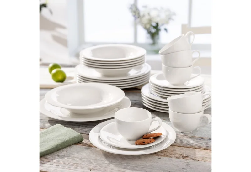 Teller-Set Essential Set van 30 by Villeroy & Boch in Wit-gekleurd – product photo 2 of 2