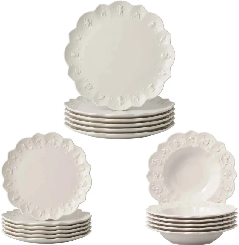 Teller-Set Toy's Delight Royal Classic 18-tlg. by Villeroy & Boch in Wit-gekleurd – product photo